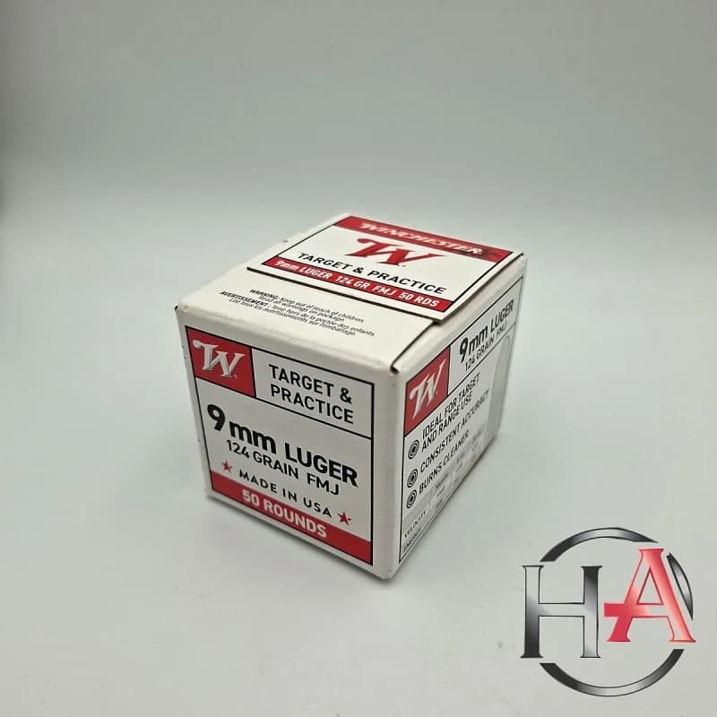 Winchester 9x19 Luger 124 gr FMJ — photo 1