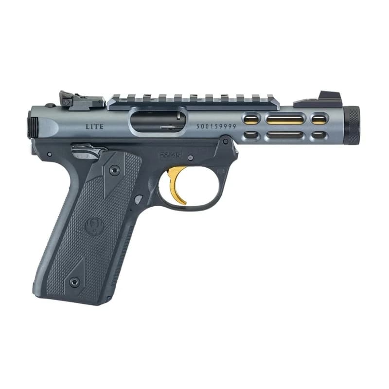 Ruger Mark IV 22/45 Lite Gray/Gold pistol, cal. .22Lr — photo 1