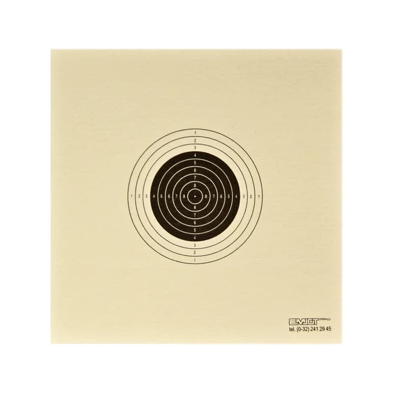 Air rifle target, LUX cardboard, 10x10 — photo 1