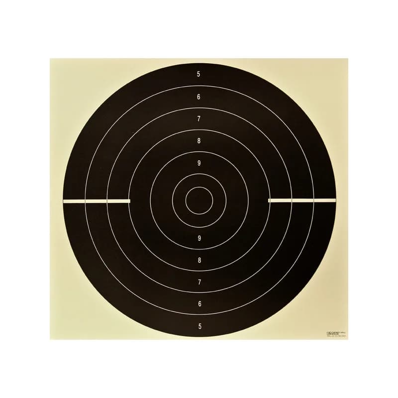 Rapid-fire pistol target, cardboard LUX, 52x55 — photo 1
