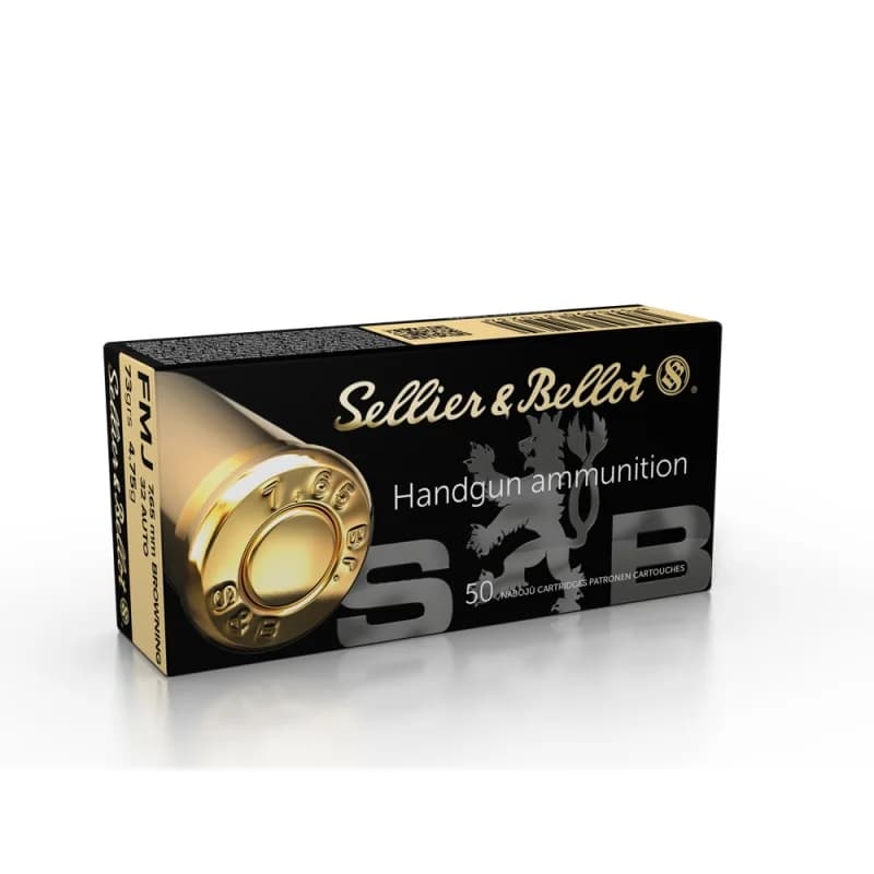 S&B 7.65 Browning/.32 ACP FMJ Ammunition — photo 1