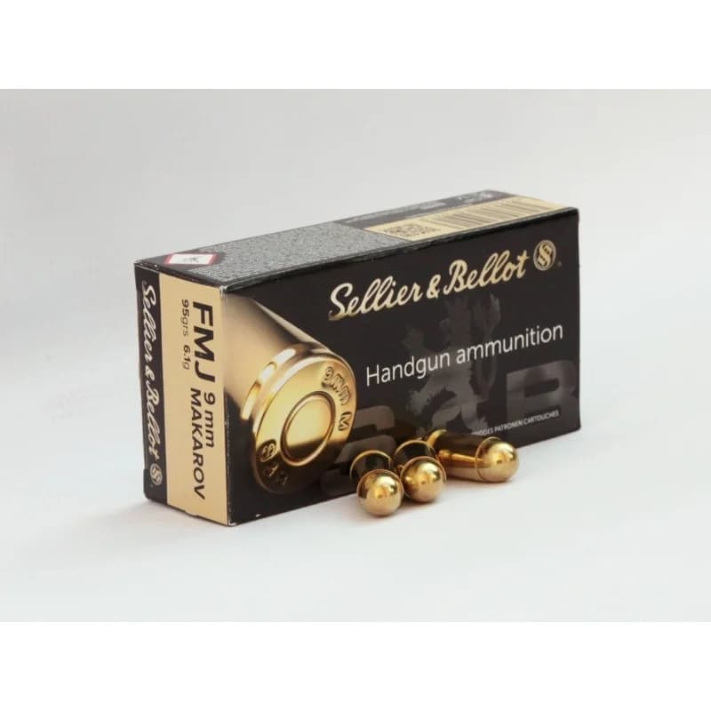 S&B 9x18 Makarov FMJ Ammunition — photo 1