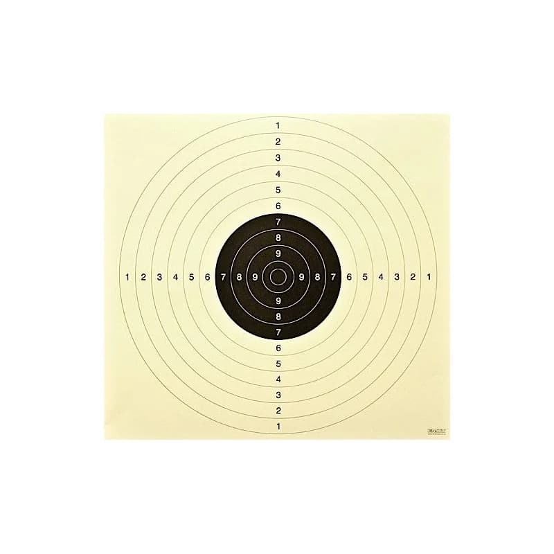 Sport pistol target, cardboard LUX EMJOT, 52x55 — photo 1