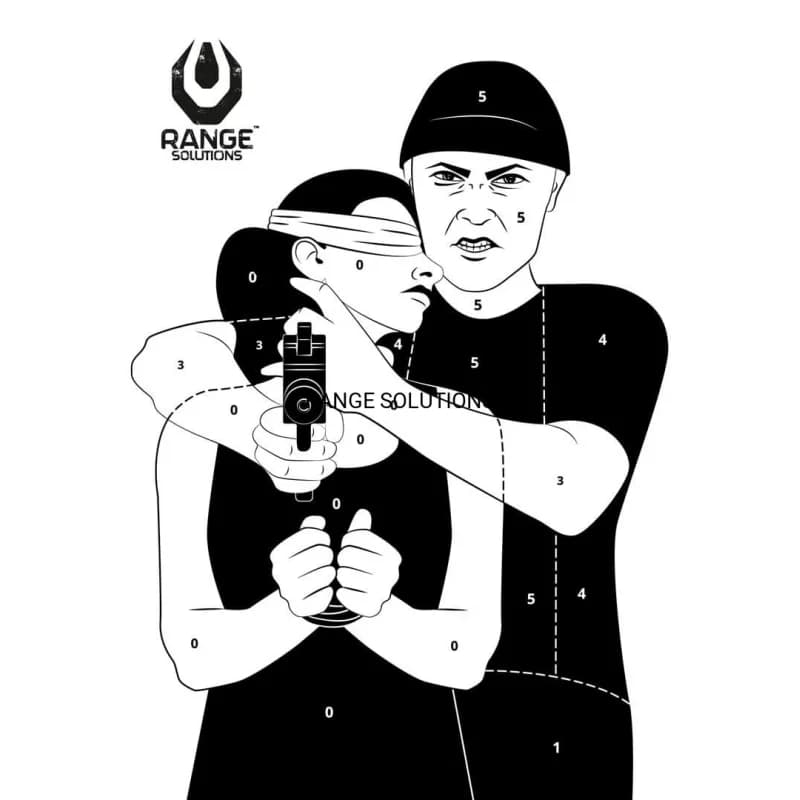 Hostage shooting target 50 pcs., Range Solutions — photo 1