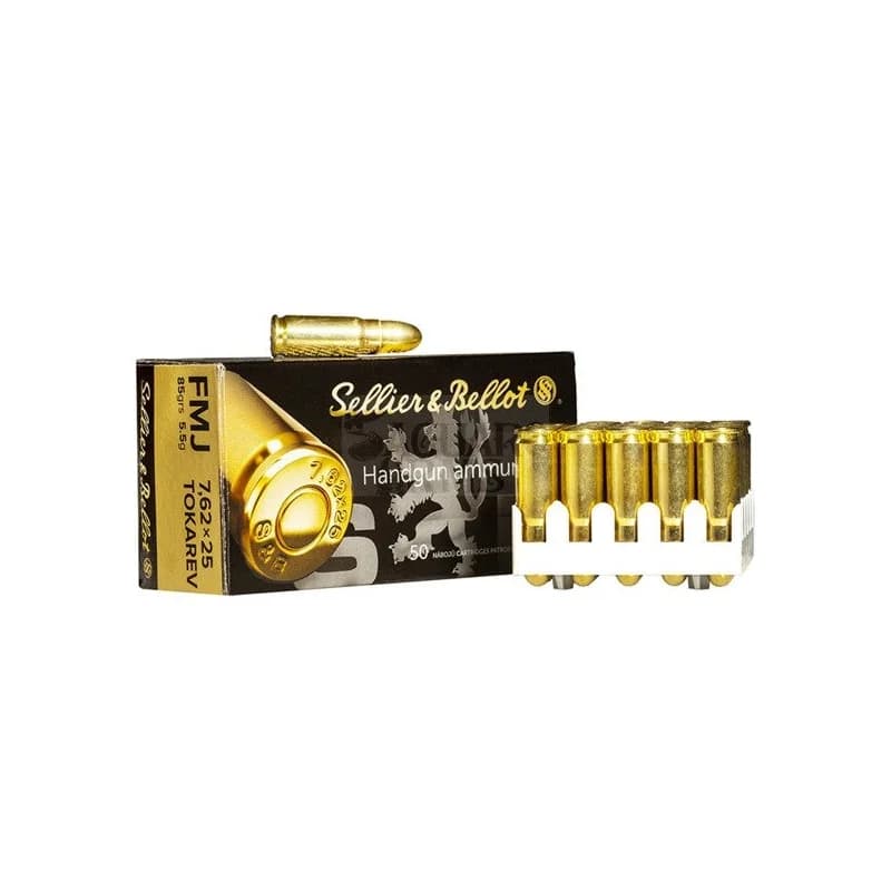 S&B 7.62x25 TT FMJ Ammunition — photo 1