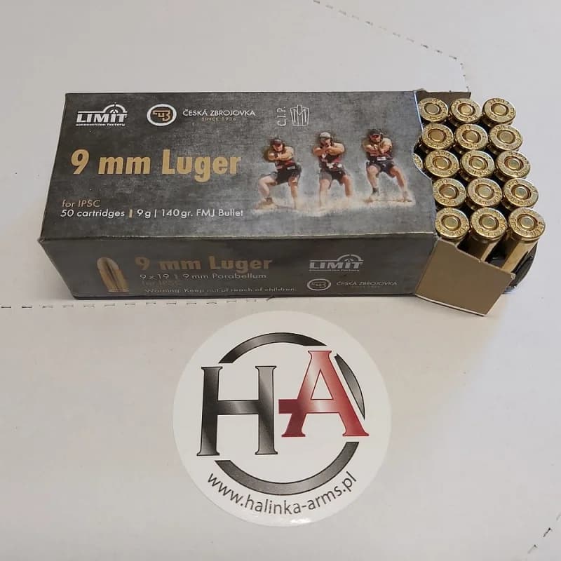 LIMIT 9x19 139 grain FMJ IPSC Ammunition — photo 1
